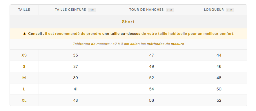 Short Maroc - Edition Limitée ⵣ